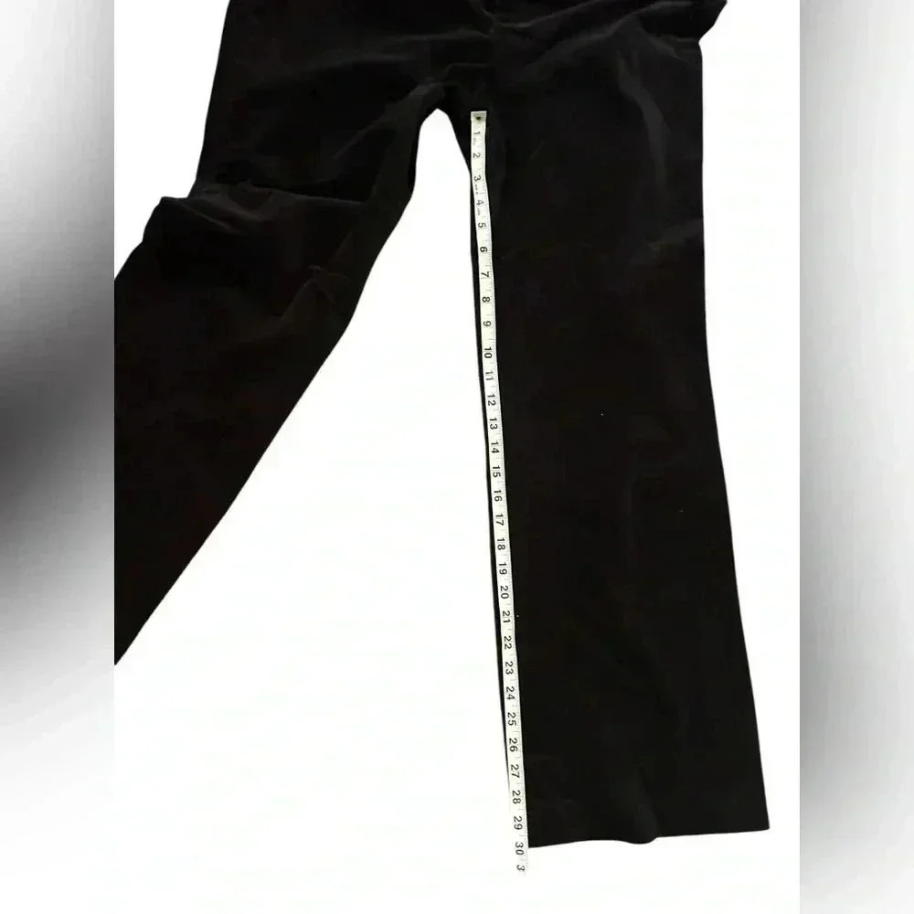 Loft Black Velvet Dress Pants - Picture 9 of 11